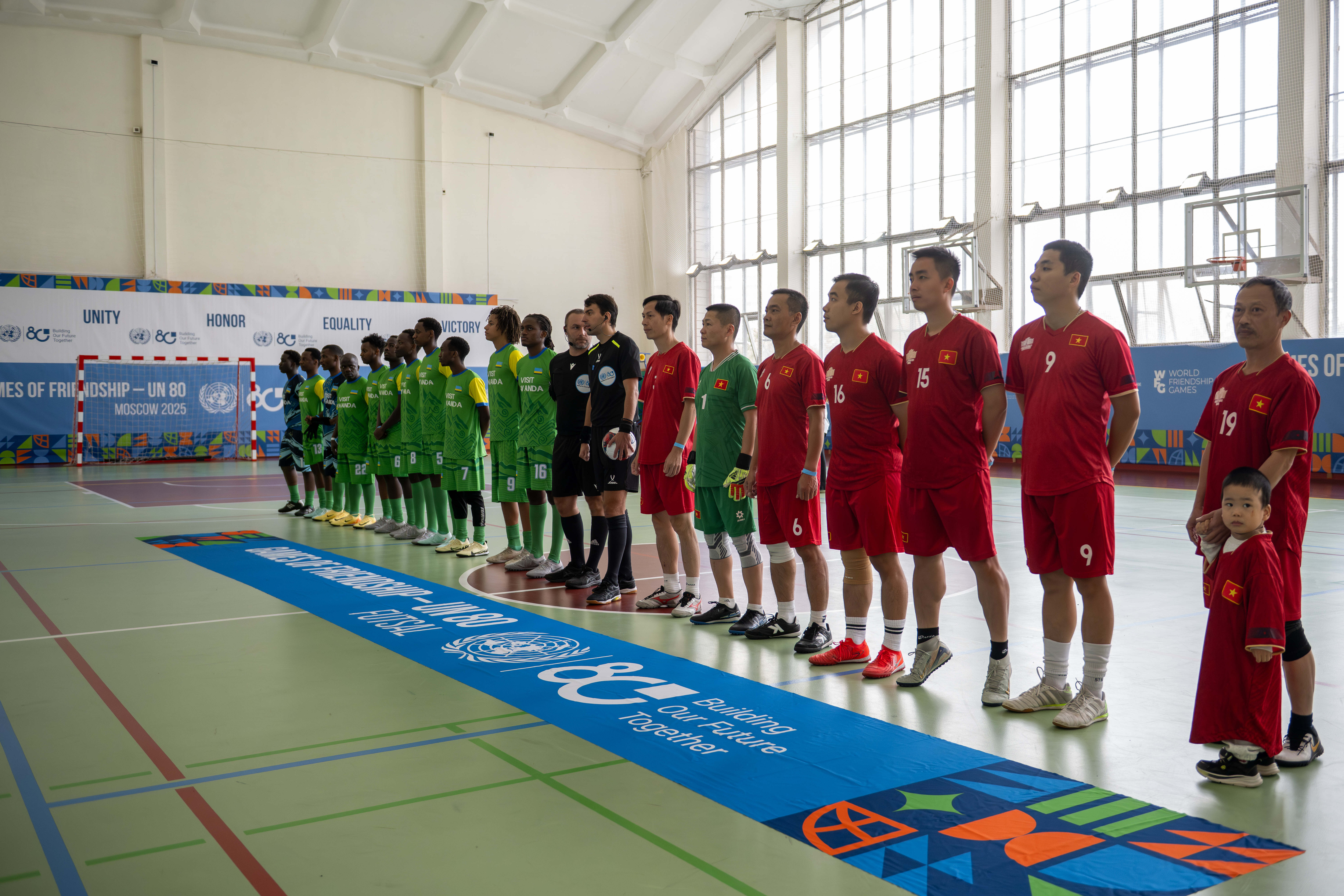 Завершился групповой этап турнира по мини-футболу «Игр Дружбы ООН-80»